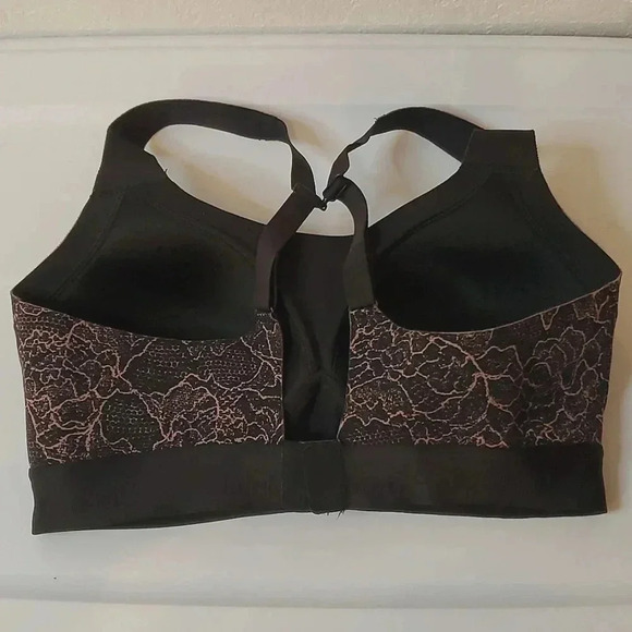 Lululemon Fine Form Bra Lacescape Spanish Rose and Black Size 34C - Picture 2 of 9